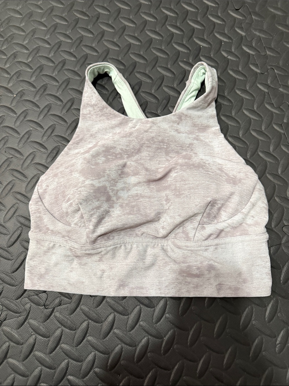 lululemon athletica Heathered Light Mauve Sports Bra